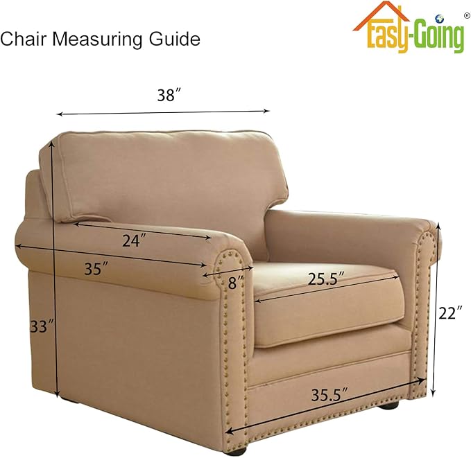 Easy-Going Stretch Chair Sofa Slipcover 1-Piece Couch Sofa Cover Furniture Protector Soft with Elastic Bottom for Kids, Pet. Spandex Jacquard Fabric Small Checks (Chair, Wine)