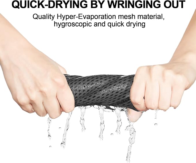 Cooling Towel Bulk - Neck & Face Cool Chilly Towels Microfiber Breathable Sport Sweat Rag for Gym, Yoga, Travel, Camping, Running, Outdoor