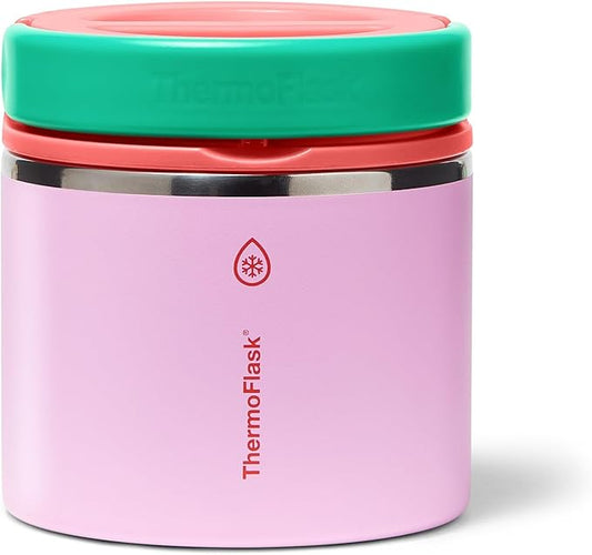 ThermoFlask 20 oz Double Wall Insulated Food Jar, Spring Blossom
