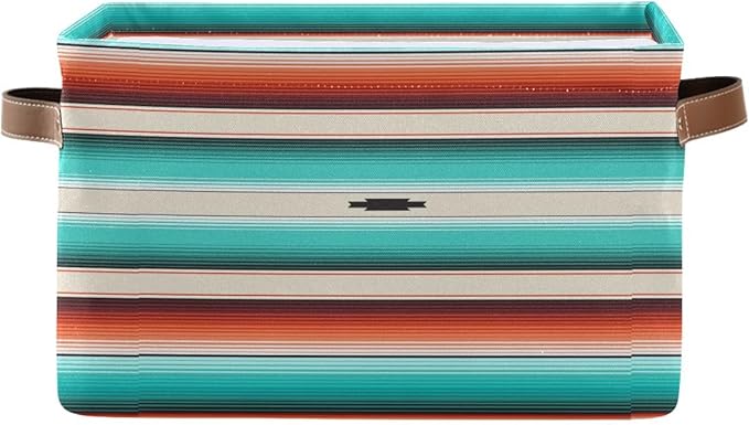 Mexico Rectangular Storage Basket Organizer Bin Shelf Baskets For Clothes Gifts For Home Office Dorm