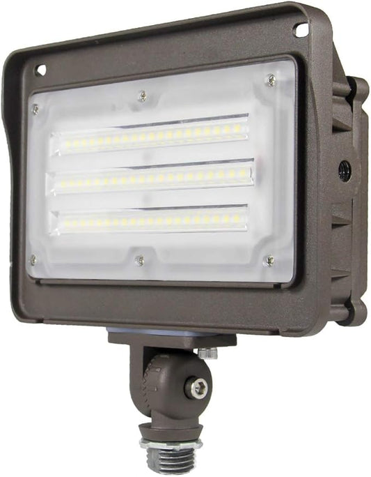 kadision LED Flood Light Outdoor 50W, 6500LM (200W HPS/MH Equiv.) 5000K Daylight, Waterproof Knuckle Mount LED Outdoor Flood Lights for Garden Porch Yard, 100-277V ETL Listed