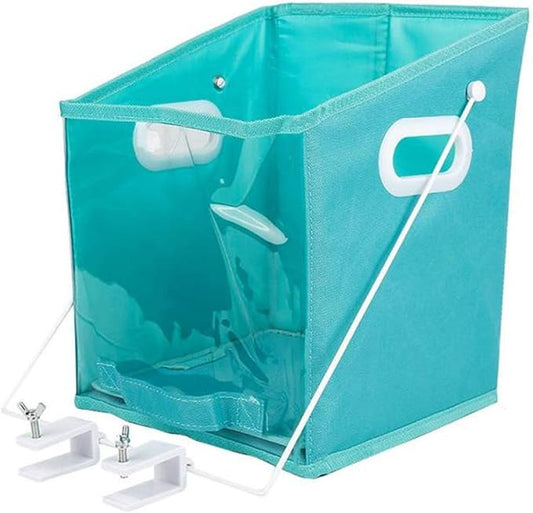 Arinda Closet Clothes Organizer Pull Down Shelf Basket Rotatable Retrieve Foldable with Clear Window Carry for Bedroom