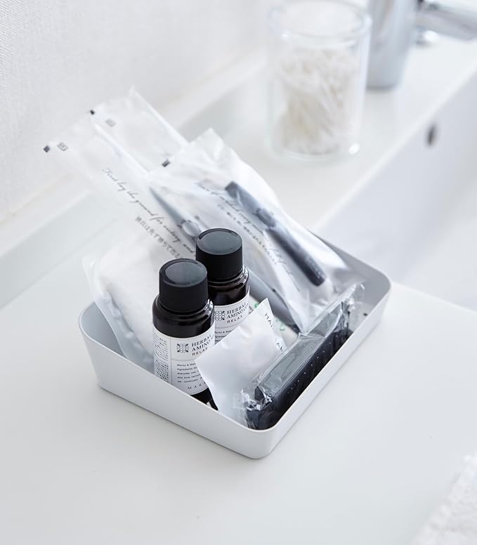 Yamazaki Home Tower Space Saving Vanity Tray - 5.25" X 7" - Steel