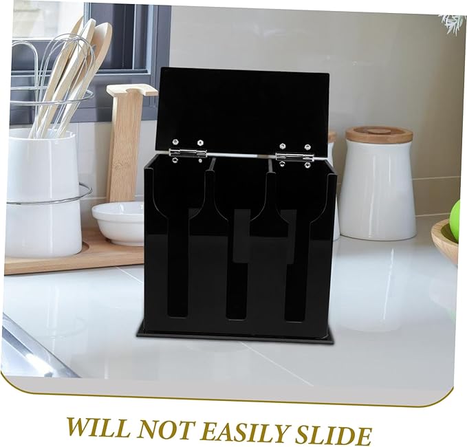1pc Acrylic Utensil Holder Spoon Dispenser Kitchen Organizers and Storage for Cooking Utensils
