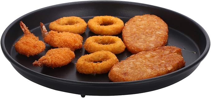 MACONEE 12inch Universal Microwave Crisper Pan/Microwave Cookware Crispy Plate Fry Pan, Microwave Cooker for Reheat Frozen Pizza, Chicken Nuggets French Toast with Crisp Effect!