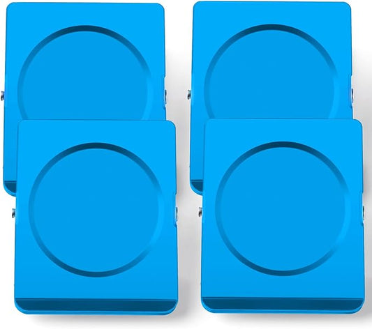 Grtard Strong Magnetic Clips, 2.2 Inch Extra Large Magnetic Clips Heavy Duty, 4Pack Magnet Clip for Fridge, Clip Magnets for Refrigerator, Whiteboard, Classroom, Kitchen, Office Organizer (Blue)