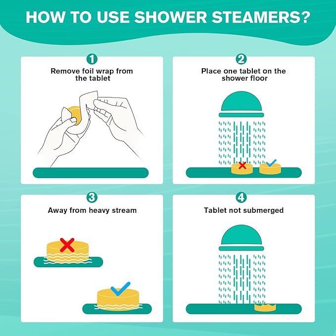 Shower Steamers Aromatherapy - 18 Pack Birthday Gifts for Women, Men, Self Care with Natural Essential Oils Relaxation Home SPA, Easter Basket Stuffers for Adults Teens, Mothers Day Gifts