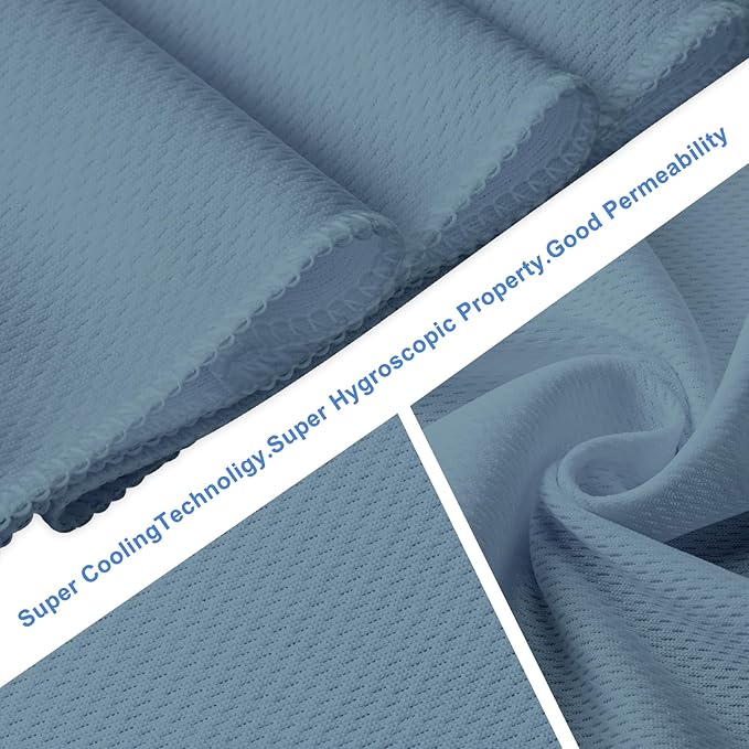 Cooling Towel Bulk - Neck & Face Cool Chilly Towels Microfiber Breathable Sport Sweat Rag for Gym, Yoga, Travel, Camping, Running, Outdoor