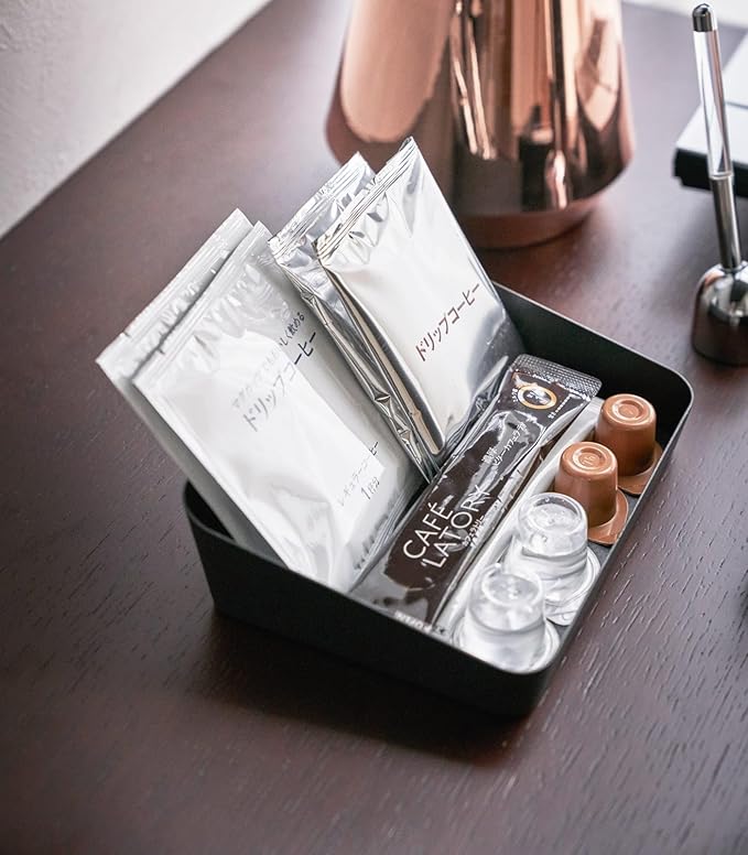 Yamazaki Home Tower Space Saving Vanity Tray - 5.25" X 7" - Steel
