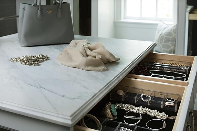 Rev-A-Shelf Acrylic Jewelry Organizer to use in Closet Drawers
