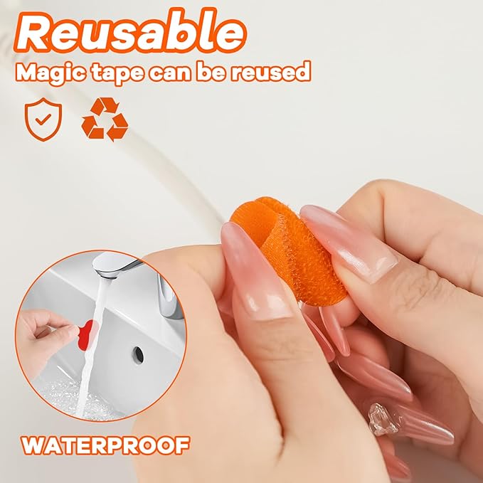 40Pcs Cable Cord Labels, Multi Color Cord Labels Wire Labels, Write On Cable Tags Wire Tags for Cable Management and Identification, Reusable Self-Adhesive Nylon Wrap-It Cable Label (4 Colors)