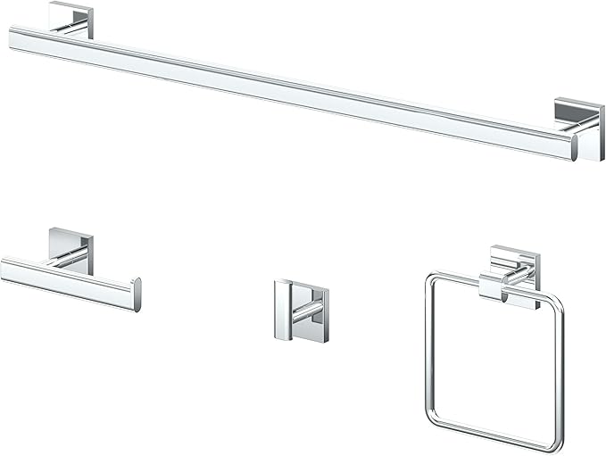 Gatco 4055 Elevate Robe Hook, Chrome, Single Hook, 1 Count (Pack of 1)