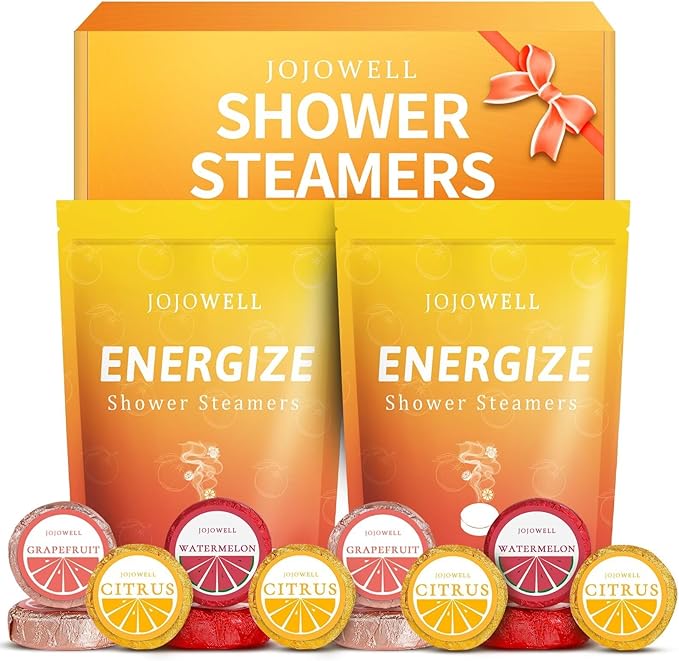 Shower Steamers Aromatherapy with Essential Oils - 12 Pack Birthday Gifts for Women Mothers Day Gifts for Mom Wife, Relaxation Stress Relief, Self Care, Home Spa, Easter Basket Essentials