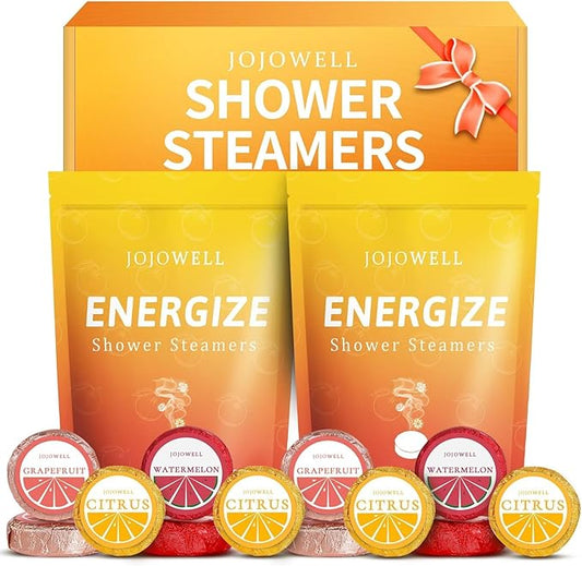 Shower Steamers Aromatherapy with Essential Oils - 12 Pack Birthday Gifts for Women Mothers Day Gifts for Mom Wife, Relaxation Stress Relief, Self Care, Home Spa, Easter Basket Essentials