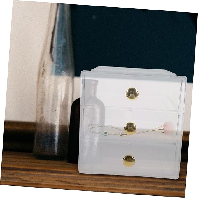 Veemoon Organizer Box Storage Bin for Bathroom Cosmetics Jewelry Office Supplies