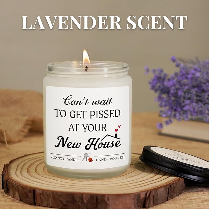 Funny House Warming Gifts New Home Gift Ideas Housewarming Gifts for Women Men Couple New Homeowner Must Haves First Apartment Essentials Closing Gift for Home Buyers Housewarming Candle