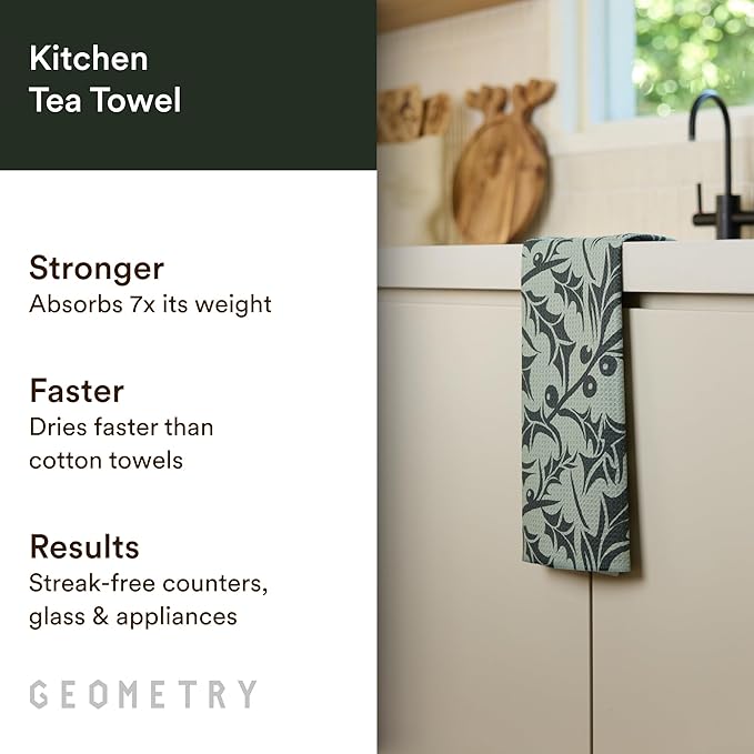 Christmas Kitchen Towels - Quick Dry Microfiber Cloth Dish Towels for Kitchen Drying - Premium Quick Dry Towel - Winter Foliage
