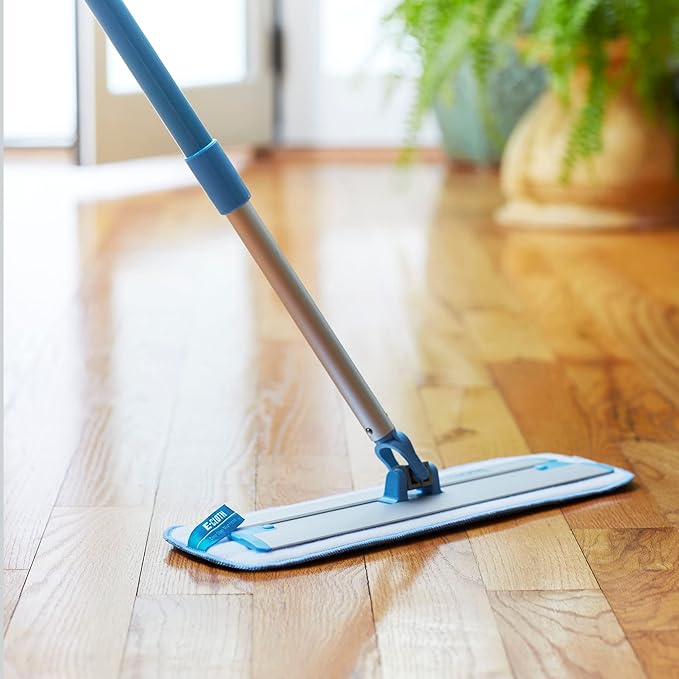E-Cloth Deep Clean Mop Head, Microfiber Mop Head Replacement for Floor Cleaning, Great for Hardwood, Laminate, Tile and Stone Flooring, Washable and Reusable, 100 Wash Guarantee, 1 Pack