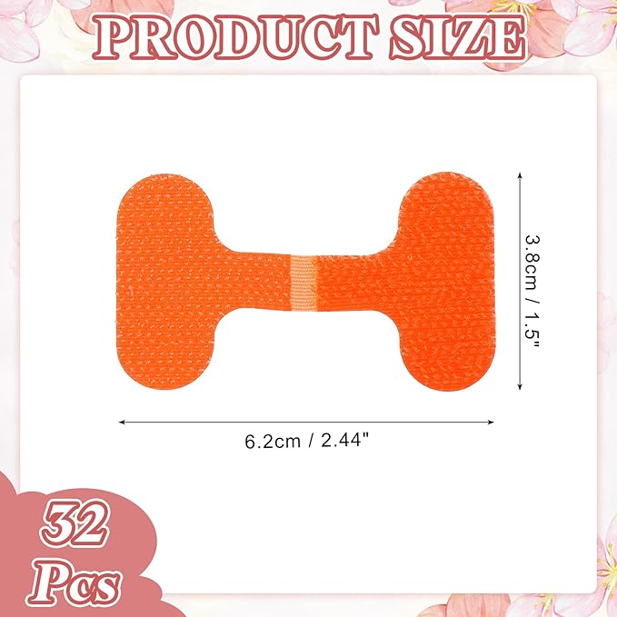 PATIKIL 2.4 x 1.5 Inch Cable Labels, 32 Pcs Electronic Cable Identification Tags Nylon Write on Wire Labels Oval Cord Tags Labeling for Electronics Management Organization, Orange