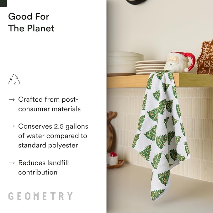 Christmas Kitchen Towels - Quick Dry Microfiber Cloth Dish Towels for Kitchen Drying - Premium Quick Dry Towel - Decked Out