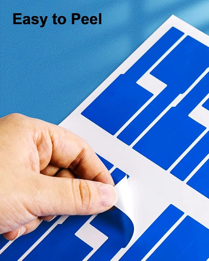 540 Pcs Cable Labels Tags for Cable Management, 9 Colors Cord Paper Ideniication Tags for Electronics, Waterproof Labeling Wire, Self Adhesive Tear Resistant Wire Labels Laser Printer & Handwriting