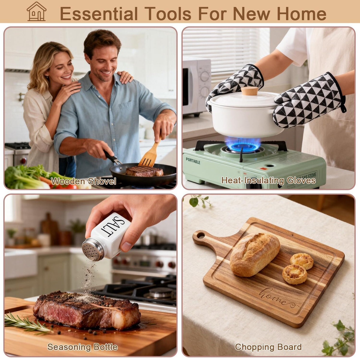 19-Piece Housewarming Gift Set | New Home Essentials for Couples & Homeowners