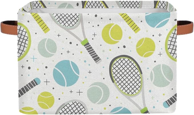 Cubes Storage Baskets,Tennis Ball Foldable Storage Box,Waterproof Open Shelf Organizer Bin for Kid Clothes Toy Empty Gift Baskets