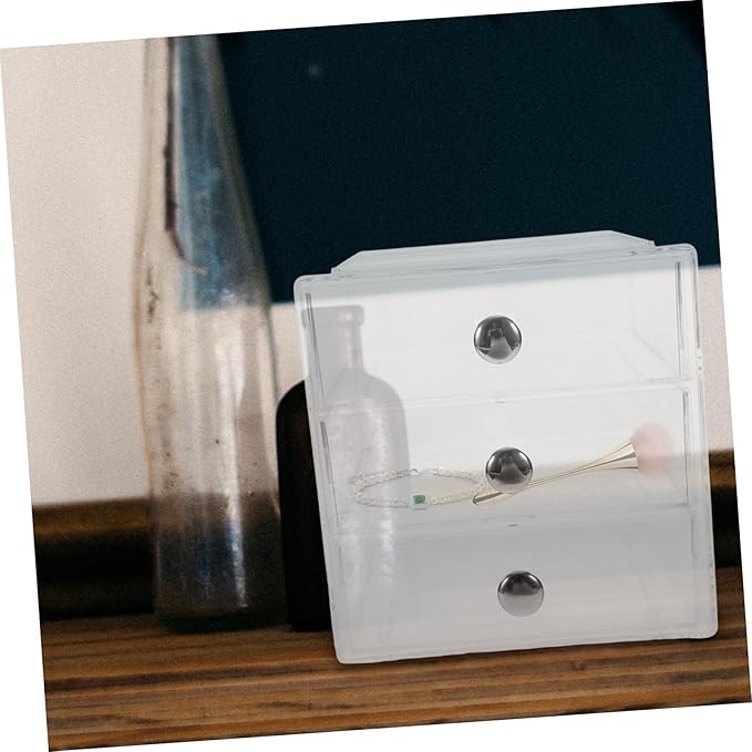 Organizer for Makeup Jewelry and Skin Care Stackable Storage Box Elegant Design for Home Office Use