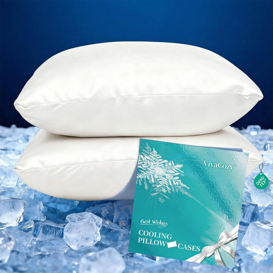 NexChill Cooling Pillow Cases for Hot Sleepers, Cool - Image 1