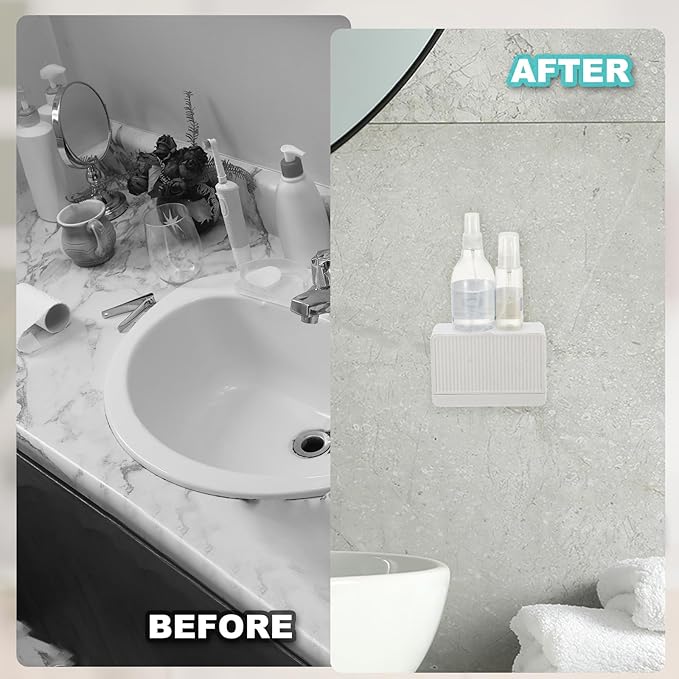 uxcell 2 Pack Dust-Proof Soap Holder, Wall Mounted Soap Dish for Shower Wall No-Drill Adhesive Shower Bar Soap Holder for Bathroom(Gray, 6.3 x 4.33 Inches)