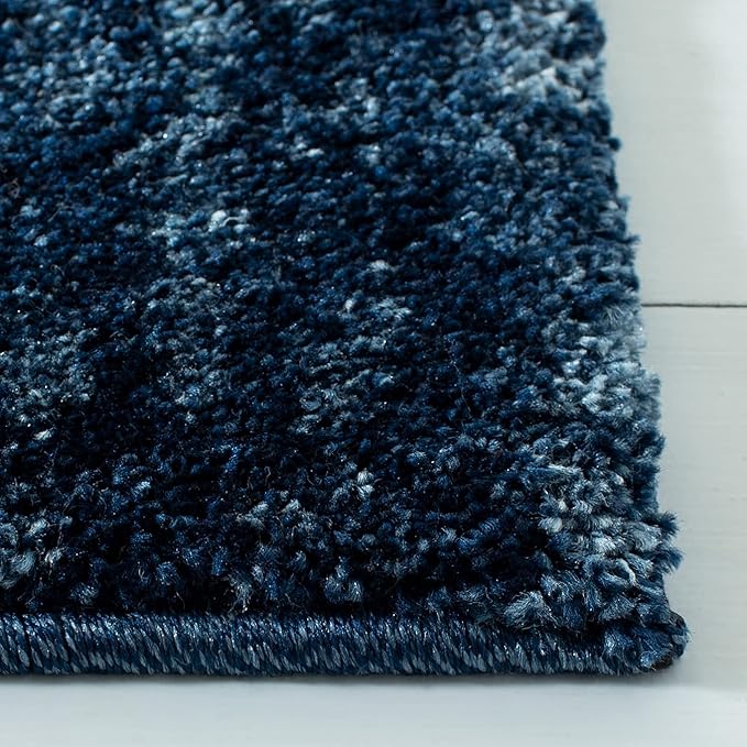 SAFAVIEH Retro Collection Accent Rug - 2' x 3', Light Blue & Blue, Modern Abstract Design, Non-Shedding & Easy Care, Ideal for High Traffic Areas in Entryway, Living Room, Bedroom (RET2770-6065)