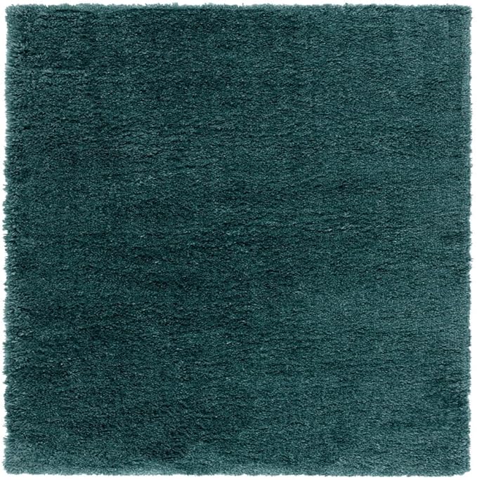 SAFAVIEH Fontana Shag 800 Collection Area Rug - 3' x 5', Dark Green, Shag & Flokati Design, Ideal for High Traffic Areas in Living Room, Bedroom & Dining Room (FNT800Y-3)
