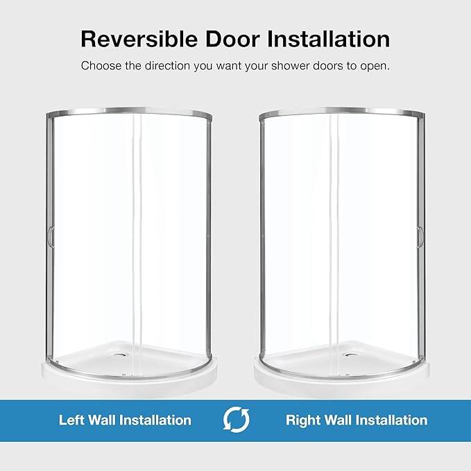 OVE Decors Breeze 38 in. Corner Shower, With Included Base, Clear Glass and Satin Nickel Finish