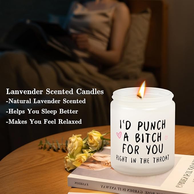 Niviy Mothers Day Gifts for Mom, Birthday Gifts for Women, Mothers Day Christmas Scented Candle, Funny Candle for Women, Sister Galentines Easter Gift for Sisters, Friend Anniversary 7oz