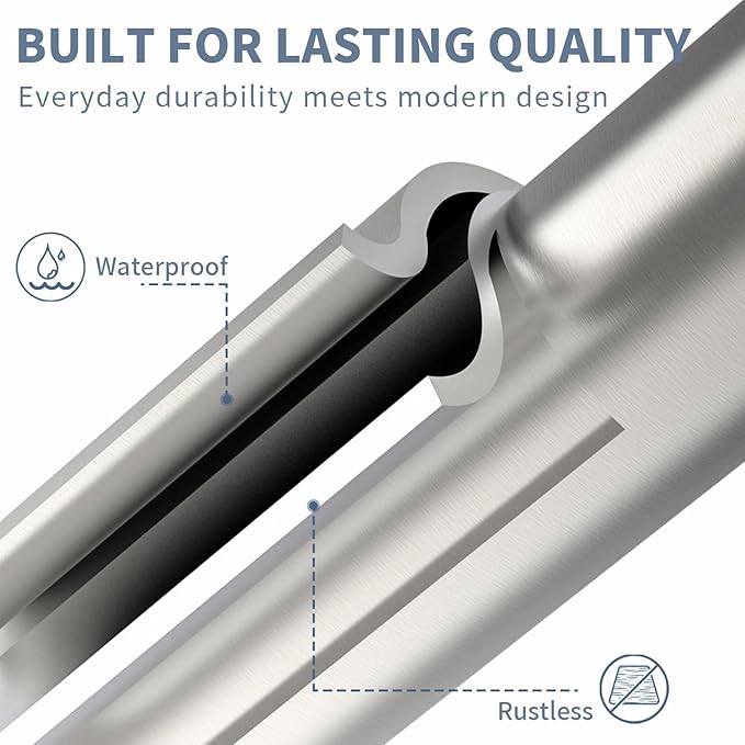 Adhesive Towel Hooks for Bathrooms 4 Pack Brushed Nickel Stainless Steel and Zinc Alloy Sticky Wall Hooks for Hanging Heavy Duty Self Adhesive Robe Shower Hanger for Kitchen, Closet, Cabinet, Door