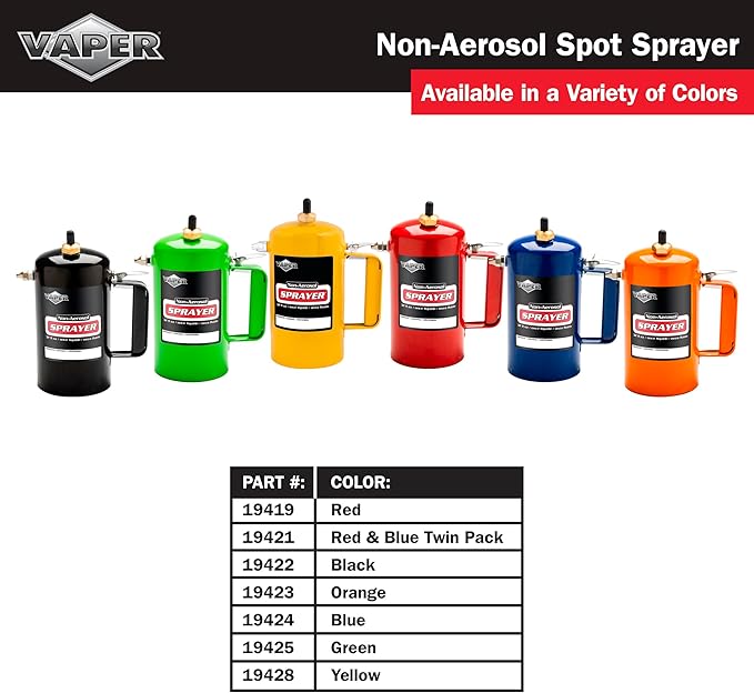 Vaper 19422 Spot Spray Non-Aerosol Sprayer - Black