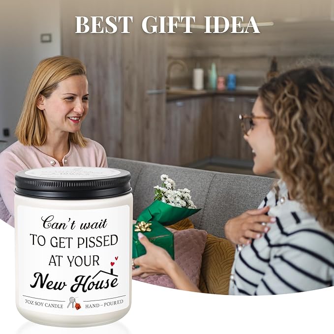 Funny House Warming Gifts New Home Gift Ideas Housewarming Gifts for Women Men Couple New Homeowner Must Haves First Apartment Essentials Closing Gift for Home Buyers Housewarming Candle