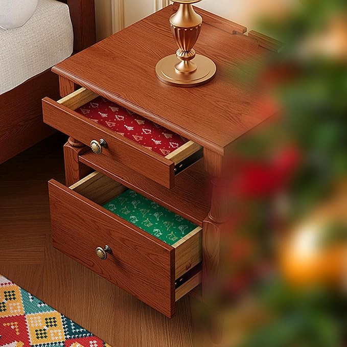 SCENTORINI Christmas Drawer Liners for Dresser, Set，Apple Cinnamon, Cedar, 12 Sheets for Home Shelf Closet Christmas Decoration Gifts