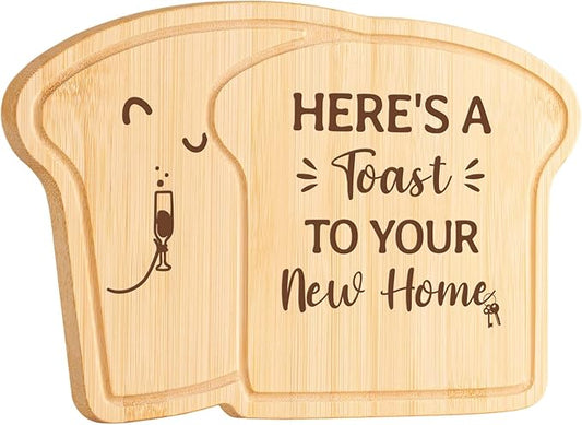 Craftique Funny House Warming Gifts New Home, New Home Cutting Board Essential/Gift Ideas, House/Kitchen/First Apartment Essential, Cute Novelty Housewarming Gifts for Women/Men/Couple/New Homeowner