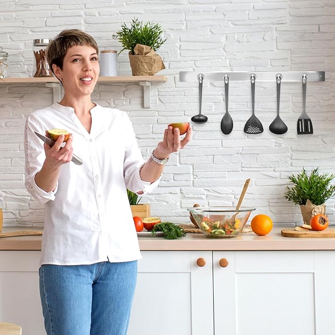 Neosmuk Magnetic Hooks, Cruise Ship Essentials, 30lb+ Heavy Duty Magnetic Hooks for Cruise Cabins, Refrigerator, Grill, Hanging, and Travel | Extra Strong Must-Haves Magnet Hook,Silver