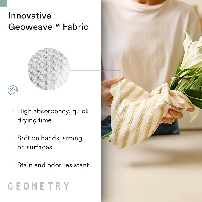 Tea Towels – Spring & Summer Collection – Quick-Dry, Ultra-Absorbent, Reusable Microfiber Kitchen Towels for Drying & Cleaning - Meadowlight - 3 Pack