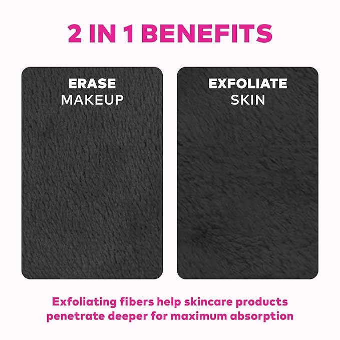 The Original MakeUp Eraser 7-Day Set, Erase All Makeup with Just Water, Including Waterproof Mascara, Eyeliner, Foundation, Lipstick, Sunscreen, and More! Harry Potter, 7ct