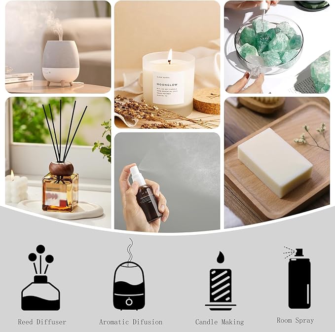 Hotel Diffuser Oil Gift Set - Inspired by The Most Popular 5-Star Hotel Scents - 10 mL, 0.34 fl oz Fragrance Oil Set - My Way, Westin White Tea and Other Luxury Hotel Scents