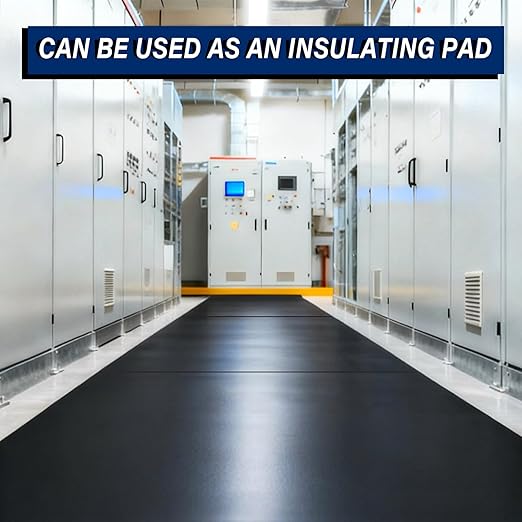 Solid Rubber Sheet Roll 80"x40"x1/8" Heavy Duty Neoprene Rubber Sheet, Perfect for DIY Gasket Material, Anti Vibration Pads, Sealing Strip, Floor Protection, Crafts, Mat, Black.