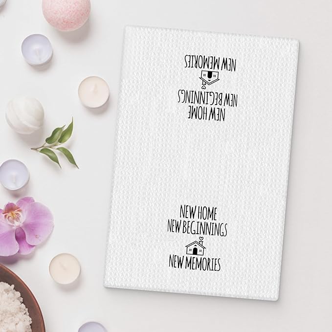 Housewarming Gifts Kitchen Towels, House Warming Gift New Home House Apartment, Gifts for New Homeowners, Housewarming Decorations, 16x24 Inch