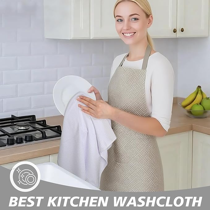 Microfiber Kitchen Towel Premium Sublimation Blank Towels Fast Drying Tea Towel Polyester Dish Towels for Drying Dishes 20 Inch X 28 Inch 10 Pack White