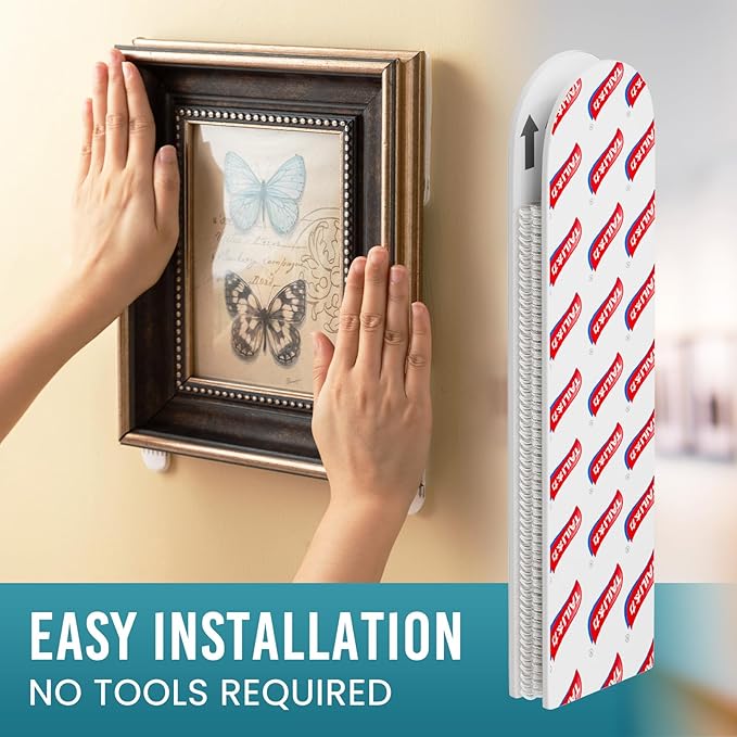TAILI Picture Hanging Strips Heavy Duty, Large 14 Pairs (28 Strips) Frame Hanger for Walls, Pictures Haing Kit Without Nail, Damage Free Adhesive Poster for Decor, Art, Mirror