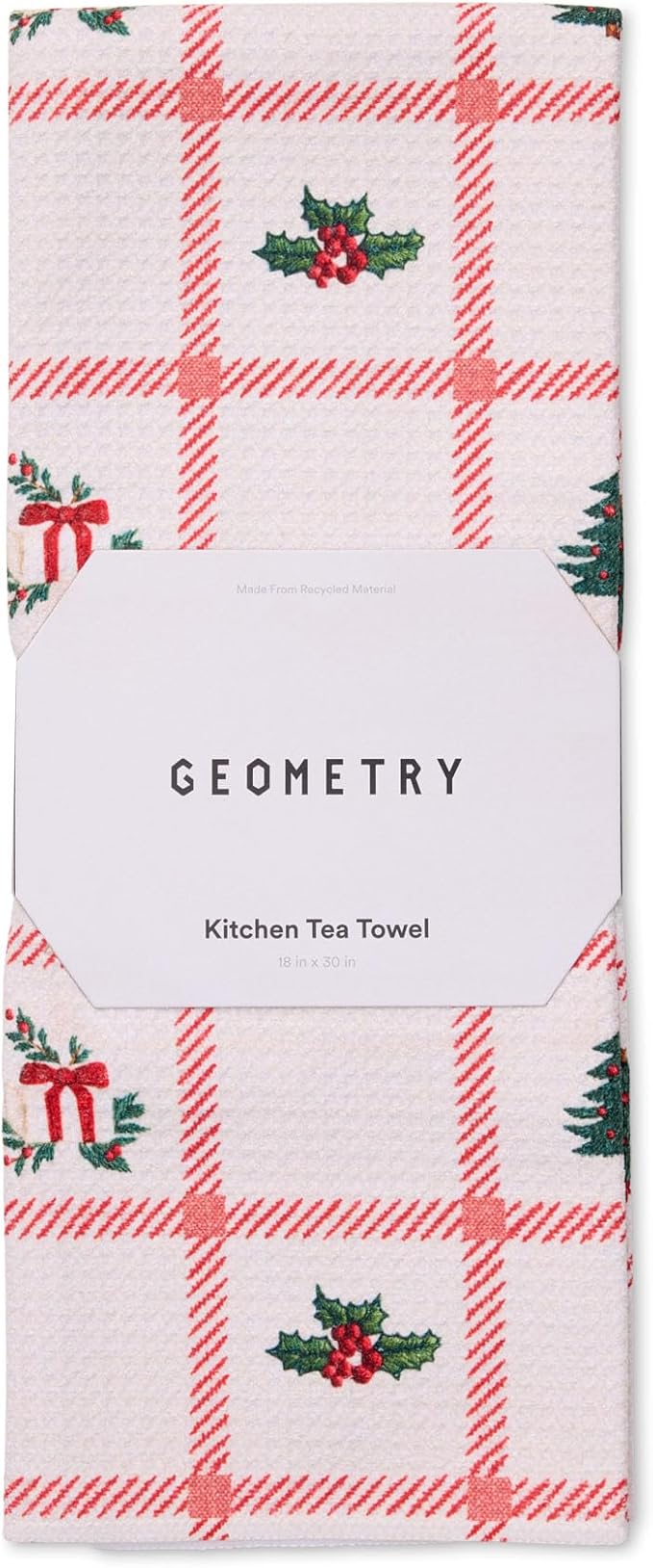 Christmas Kitchen Towels - Quick Dry Microfiber Cloth Dish Towels for Kitchen Drying - Premium Quick Dry Towel - Tidings