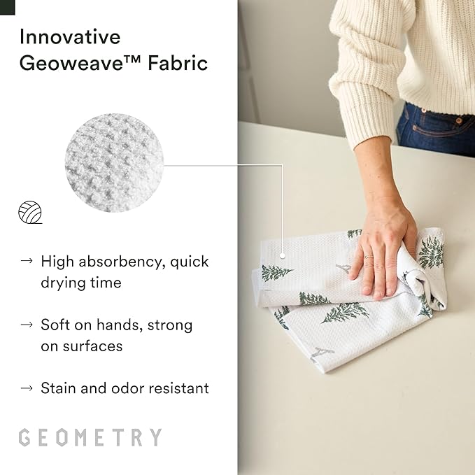 Christmas Kitchen Towels - Quick Dry Microfiber Cloth Dish Towels for Kitchen Drying - Premium Quick Dry Towel - Evermont