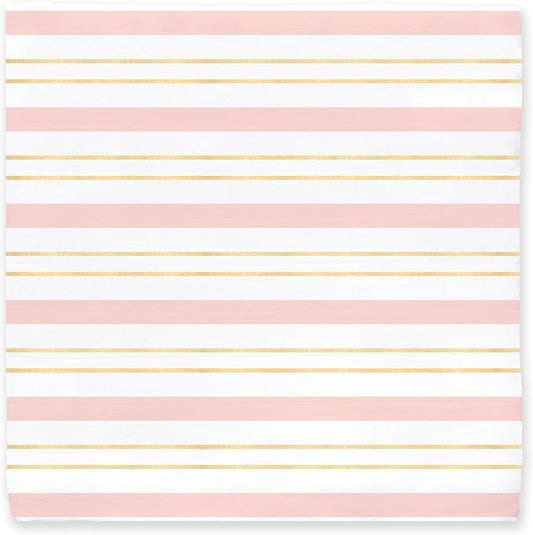 SwaddleDesigns Cotton Muslin Swaddle Blanket, Receiving Blanket for Baby Girls, Best Registry Gift, 46x46 inches, Pink Serenity Stripes